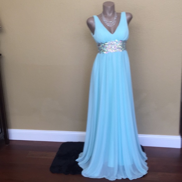 SOLD. SOLD. SOLD My Michelle Blue Jemstone Dazzle Dress 👗 7 - Picture 2 of 7